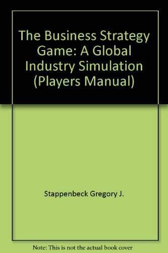Global Business Strategy Simulation Game 