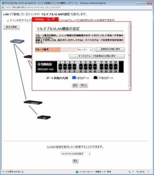  ルーターから設定できるスイッチ「SWX2200」を試用せよ！ 