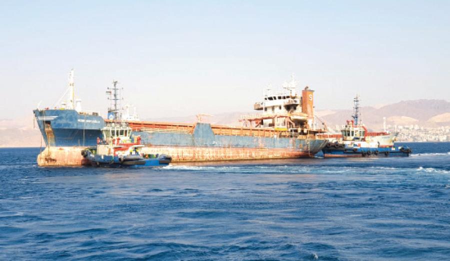 The port of Aqaba disposes of a Turkish ship that has been held for 10 years