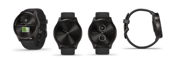 Black is good for news cultural smart watches!Garmin's all -black model appears only in UA