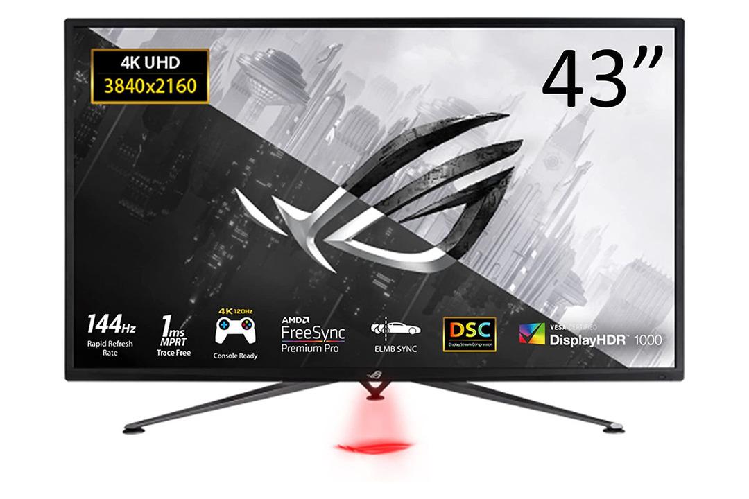 The big screen is justice.How about ASUS's 43 -inch gaming monitor?