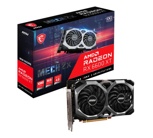 MSI、AMD Radeon™ RX 6600 XTを搭載したグラフィックスカード「RADEON™ RX 6600 XT MECH 2X 8G OCV1」を数量限定で発売