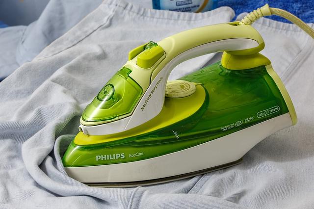 The first clothes iron