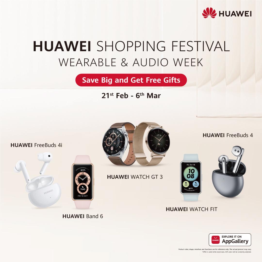 Huawei returns with strong offers on audio and wearable devices