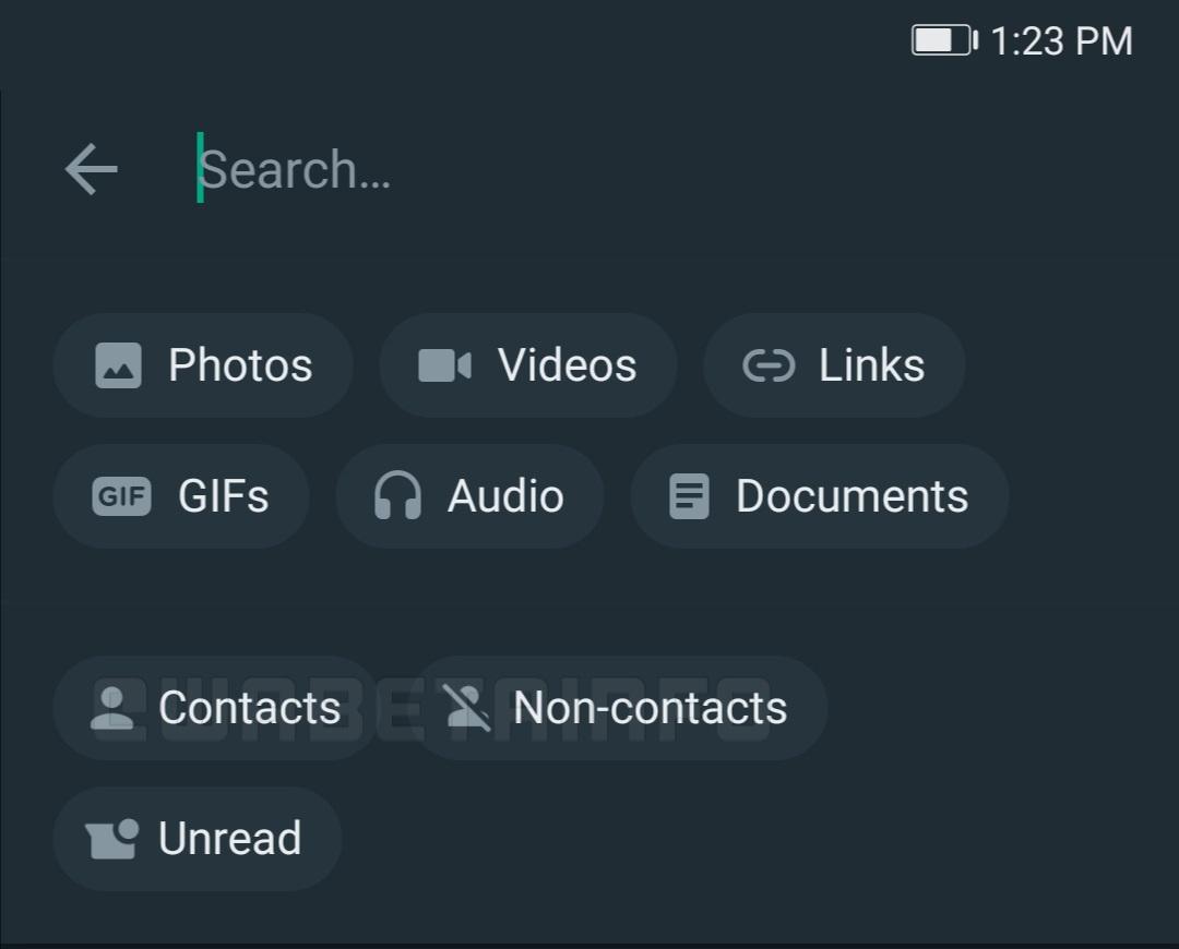 WhatsApp rolls out new search filters on Android and iOS