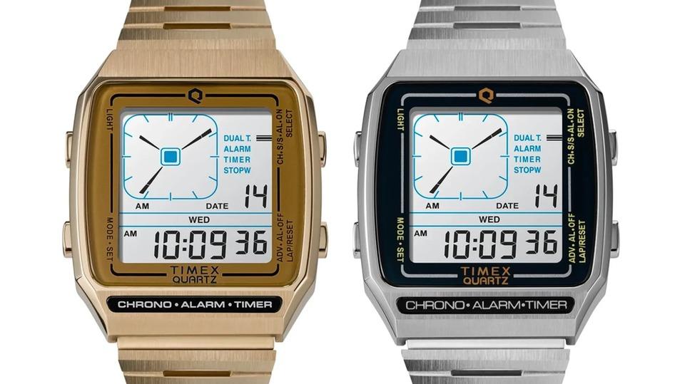 TIMEX's 80's style digital analog clock is "super cool". However, the price is almost the same as Apple Watch 3