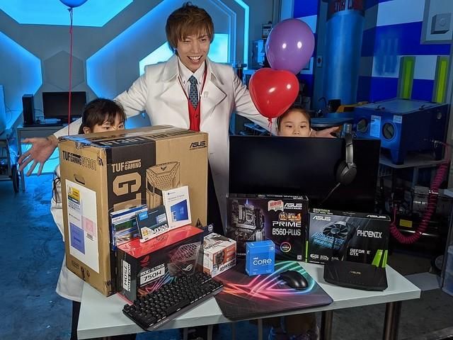 ASUS PC DIYキャンペーンに「元気先生」を起用、親子でパソコンを組み立て 