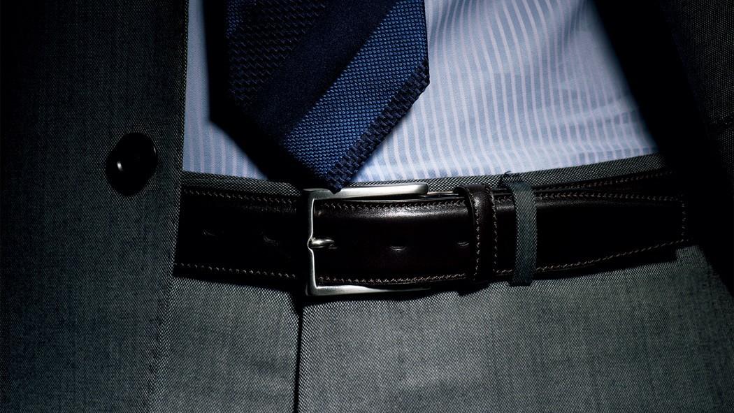  What are the belt requirements for men's suit styles?Commentary with popular brands