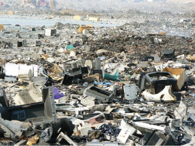 Electronic waste numbers .. conflicts between the official and private authorities