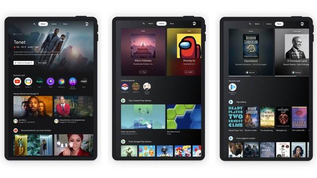 Google and Android tablet announced that they are doing well.Introducing videos, games, and book dedicated hub menus "Entertainment Space"