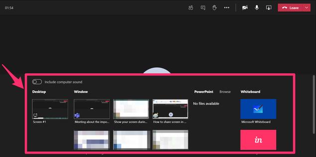 How to screen share in Teams for PC and Mobile
