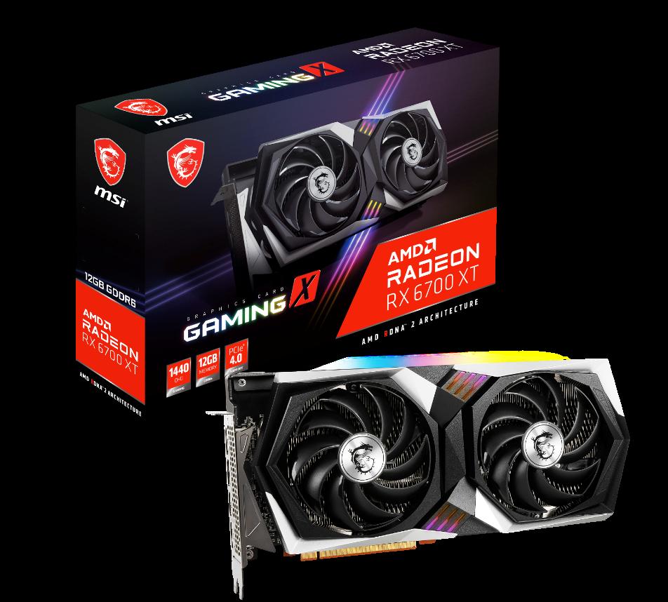 MSI released "Radeon ™ RX 6700 XT GAMING X 12G" and "Radeon ™ RX 6700 XT MECH 2X 12G OC"