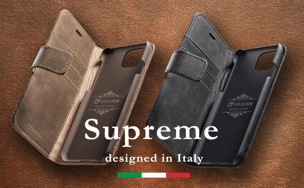 iPhone 11シリーズ対応！イタリア「Cellularline」から 「Supreme」ハンドメイド本革ケースが新登場