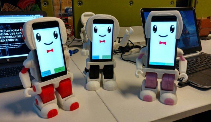 A social robot takes over the task of educating children instead of teachers