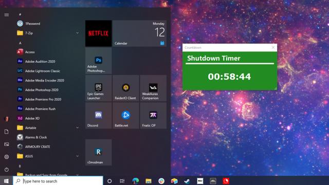 Two ways to make Windows 10 shut down at a specified time