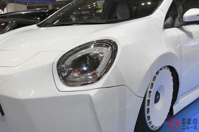 News "There is no doorknob!" Nissan "Leaf" unveiled for the first time! I love the futuristic round headlights! What is a unique custom car?