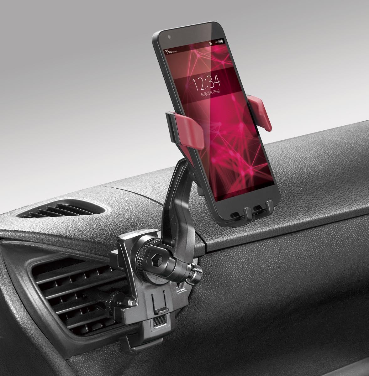 5 smartphone and holder with charging function There is also an idea function that is useful for in -vehicle selections