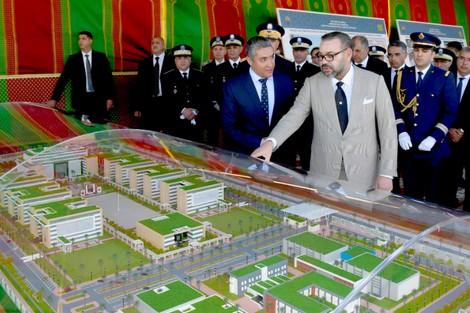 The king gives in Rabat the start of the works of the new headquarters of the National Security Directorate