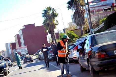 Random chaos and exploitation and overcrowding in parking lots in Settat