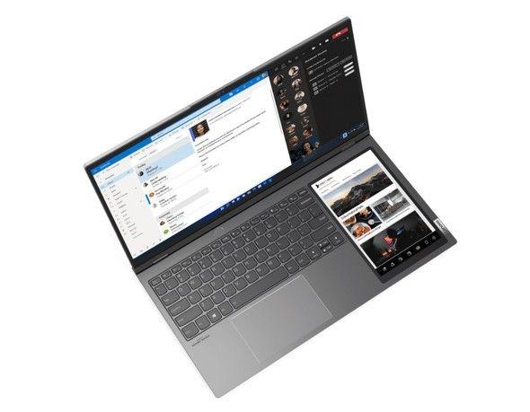 Lenovo、8型セカンドディスプレイ搭載の横長ノートPC「ThinkBook Plus Gen 3」 - CES 2022 