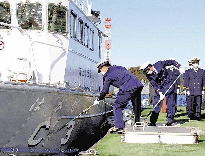 ニュース 横須賀海上保安部の巡視艇「はかぜ」退役　東京五輪も警備　神奈川 