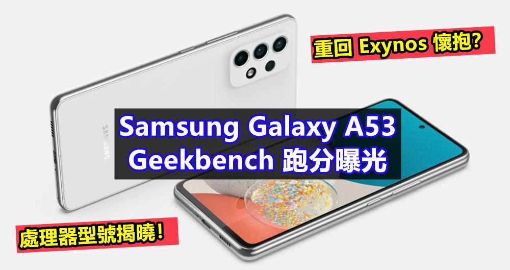 Samsung Galaxy A53 was monitored on Geekbench, and tends to Exynos 1200 SOC feature