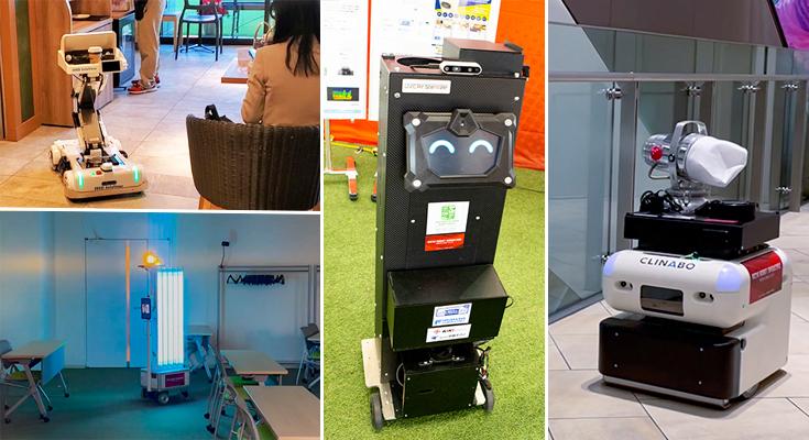 14 types of robots such as autonomous movement/cleaning/disinfection/serving/security/remote information gather!"Aichi Robot Showcase" Report (1)