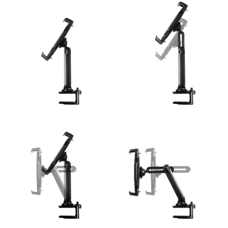 Space -saving the news desk.Tablet stand x 2 types to be fixed with clamps