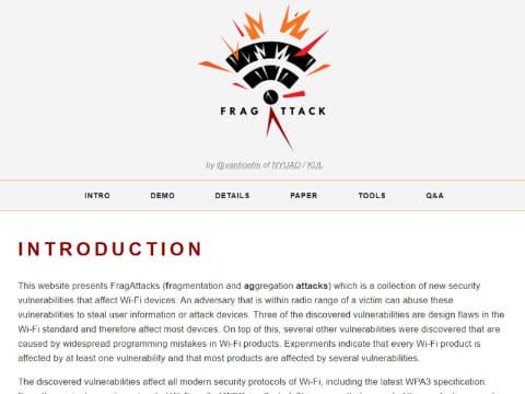 Wi-Fiデバイスの脆弱性「FragAttacks」にMicrosoftやCiscoはどう対処したのか：無線LANの脅威「FragAttacks」を解剖する【後編】 