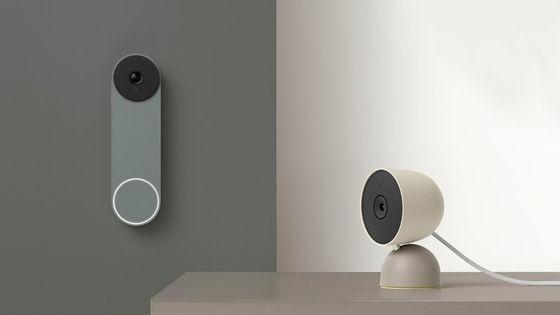 Google's first battery -driven security device "Google Nest Doorbell" and "Google Nest Cam" appeared and can be purchased in Japan