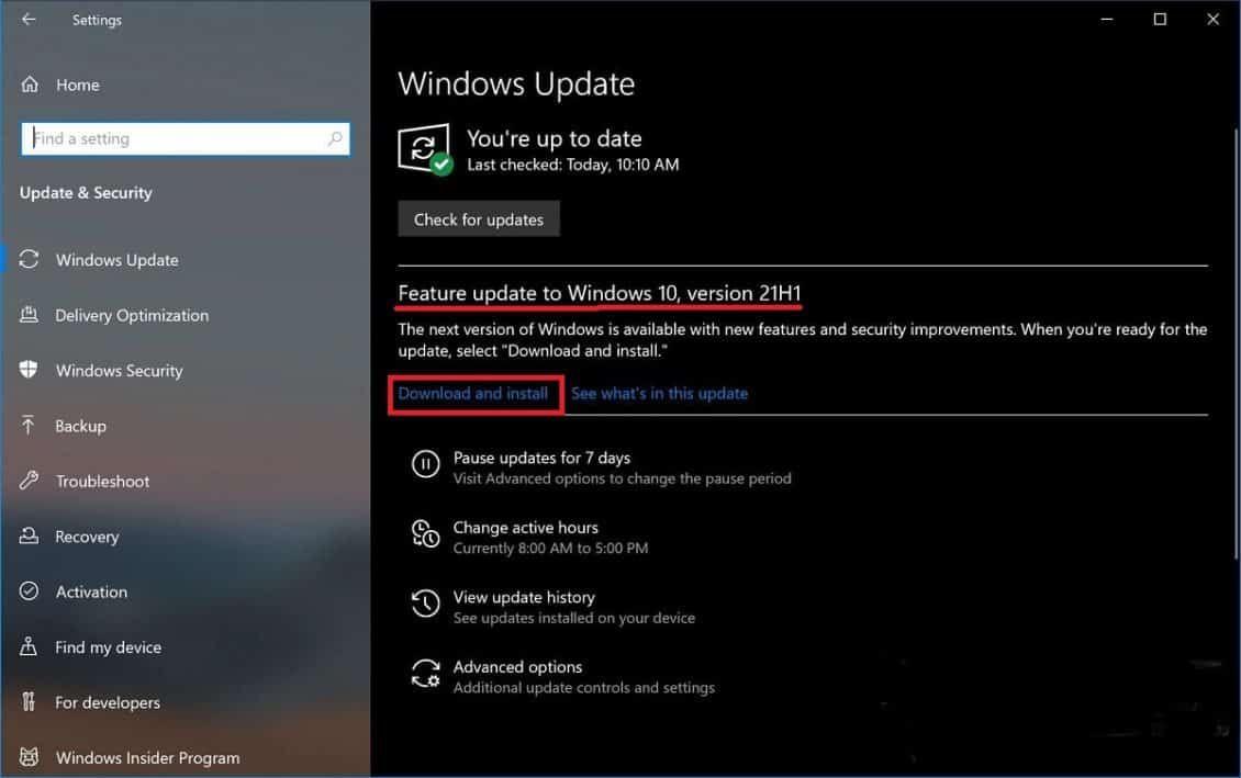 All you want to know about the Windows 10 update for May 2021