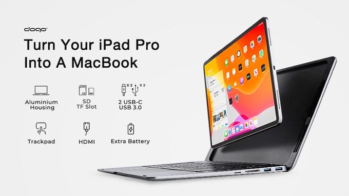 iPad Pro 11インチがMacBookに変身！ マグネット簡単着脱のキーボードケース「DOQO」 