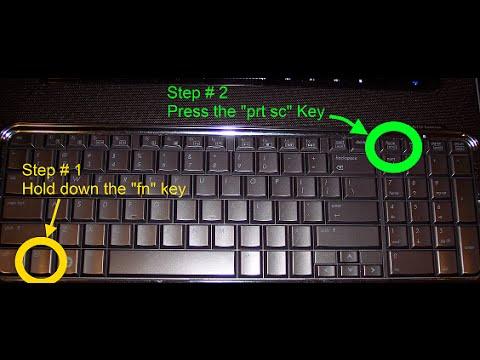 How to make a laptop screenshot step by step 