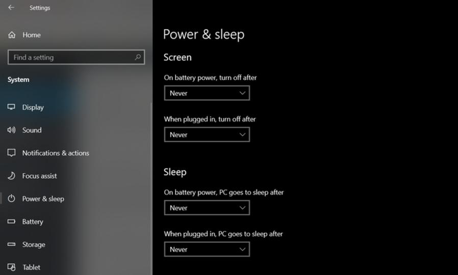 
   【Windows 10】ディスプレイの電源が自動的に切れないようにする方法 