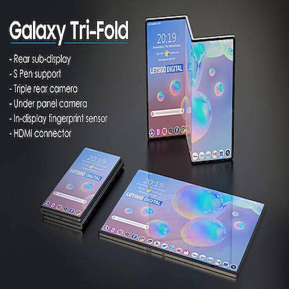 Galaxy Tri-Fold、三つ折りスマホの特許を世界知的所有権機関が公開