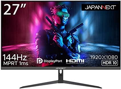 JAPANNEXT julkaisee 144 Hz yhteensopivan pelinäytön JN-IPS27FHDR144 27 tuuman IPS Full HD -paneelilla