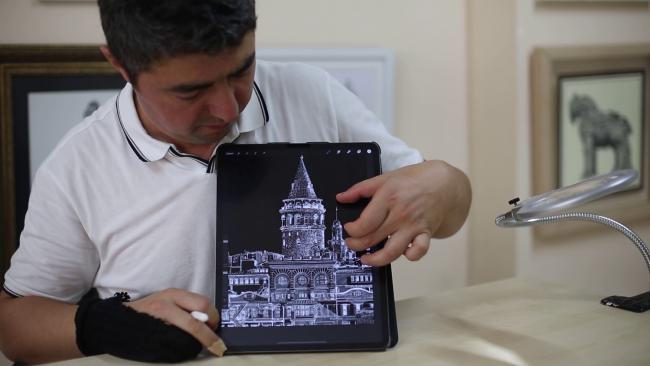 A Turkish artist documenting historical buildings and squares through the art of engraving | leave press
