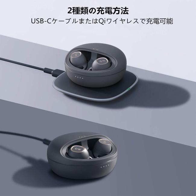 Completely wireless with Qi wireless charging Earphone 