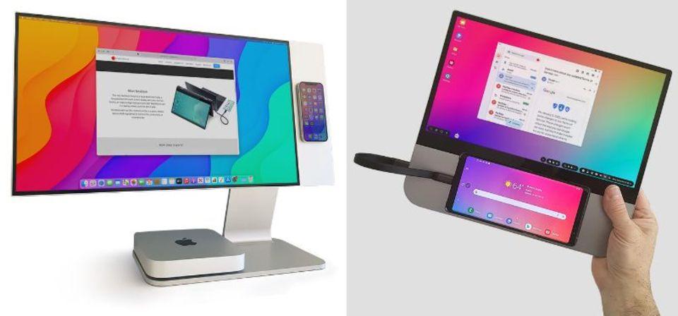 "NEXPAD", which is the second monitor of a notebook PC with an external monitor "Nexmonitor" and Android smartphone that goes well with Mac mini as a tablet.