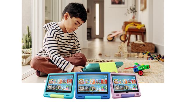 I don't want my child to be pickled in tablets.But I wanted to play with "Fire HD 10 Kids Model"