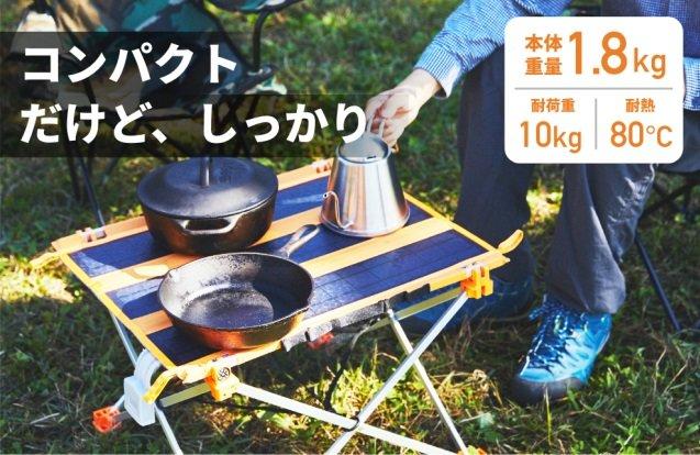 キャンプや災害時に重宝する超進化型ソーラーチャージャー「ソラブル Solable」のプロジェクトをMakuakeで開始！