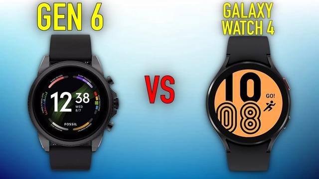 The most important differences between Galaxy Watch 4 and Fossil Gen 6