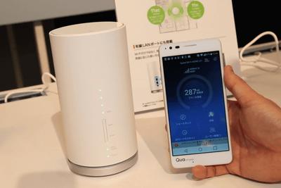 WiMAX 2+の宅内ルーター「Speed Wi-Fi HOME」、置くだけで3LDKをカバー 