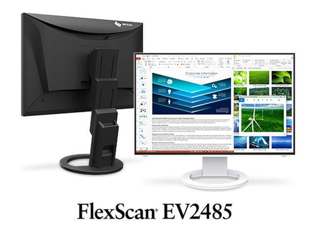 Released a vertically wide WUXGA resolution 24.1-inch monitor that can be easily connected to a notebook PC with a single USB Type-C cable