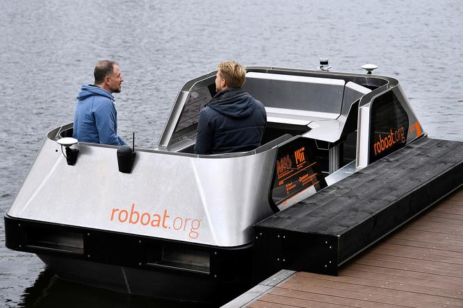 自動運転ボート「Roboat」、フルスケールでアムステルダムの運河に登場 