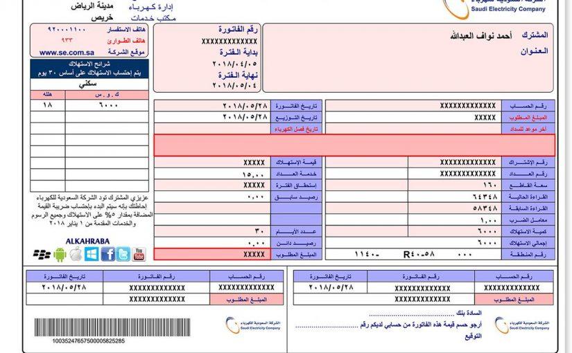 رابط الاستعلام عن فاتورة الكهرباء برقم العداد Se.Com.Sa أو التطبيق ALKAHRABA 