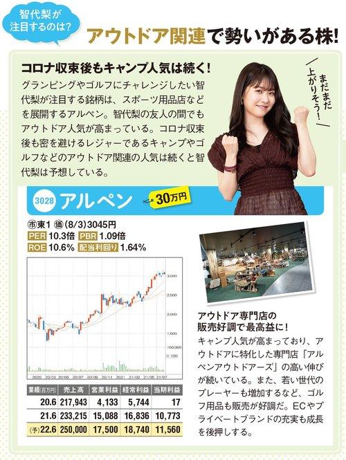 AKB48･中西智代梨が、2019年6月期の赤字転落から
復活し、15年ぶりに“最高益”を更新した大逆転株・ア
ルペンに注目！～第65回 本業も投資も大逆転を狙う～ 