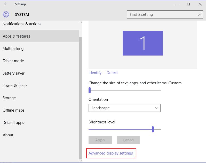 How to set Windows screen settings