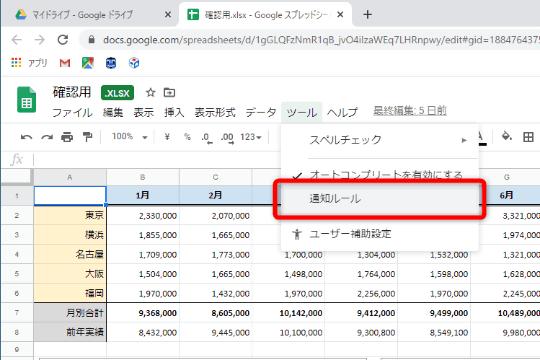 共有したスプシが更新されたら教えてほしい！ リモートワークのひと工夫 