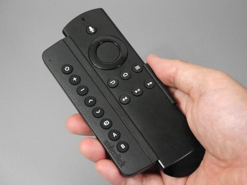 "SIDECLICK REMOTES" that allows you to add a volume button to the Amazon Fire TV remote control